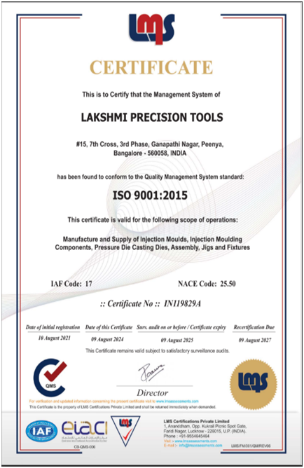 ISO Certificate